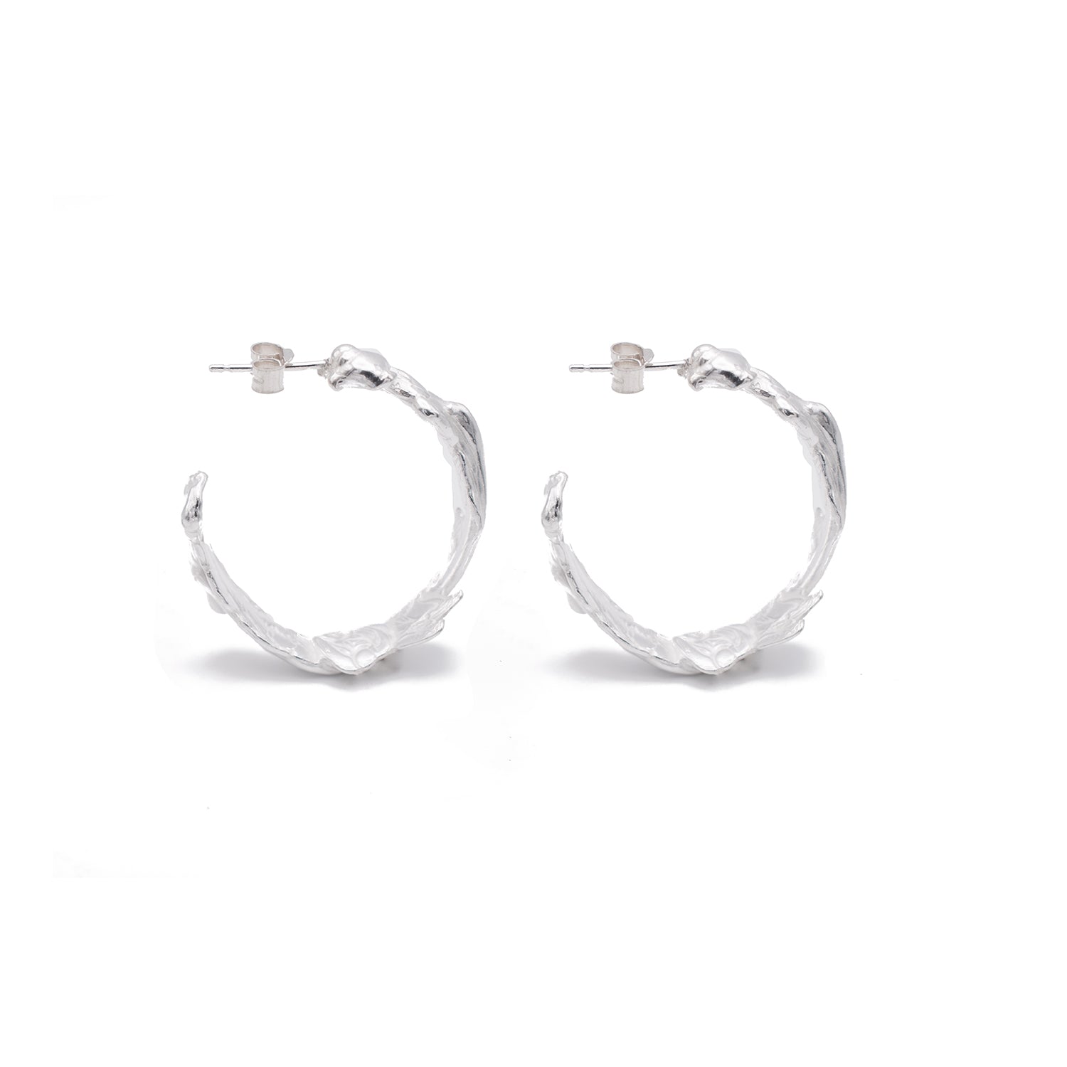 Frances-Kirk-Fluid-Fire-Hoops-Oversized-Large-Hoop-Earrings-Hoop-Molten-Textured-Hammered-Sterling-Silver-Gold-vermeil