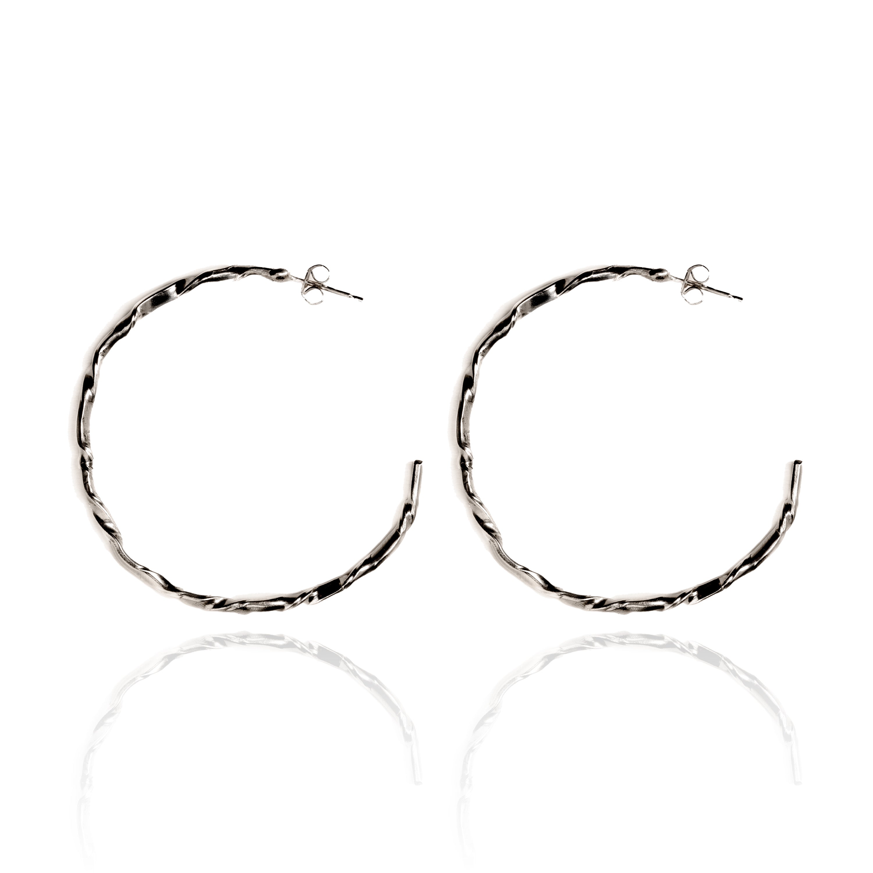 Frances-Kirk-Large-Crumpled-Tectured-Oversized-Hoops-Hoop-Earrings-Sterling-Silver-Gold-Vermeil