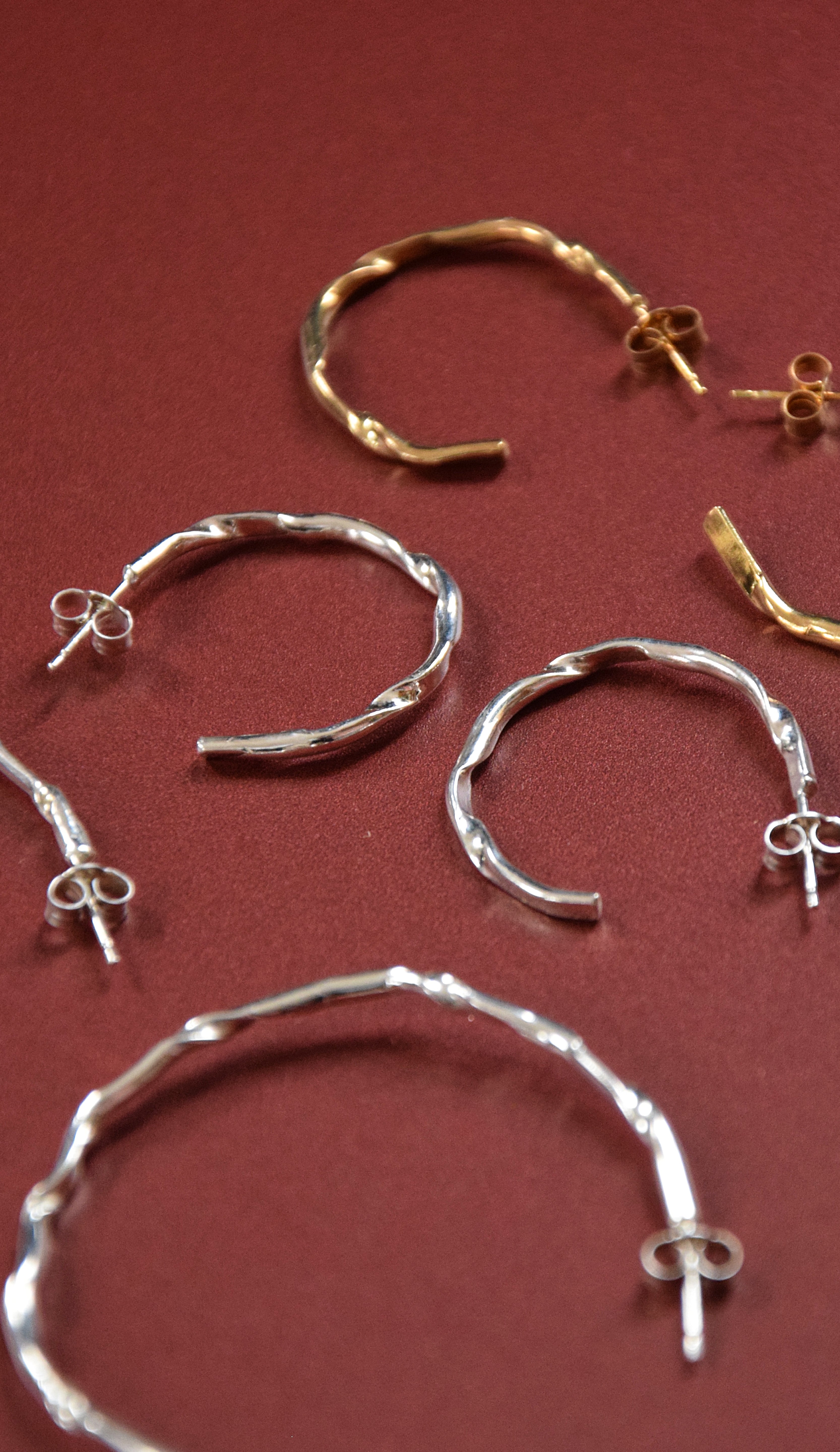 Frances-Kirk-Large-Crumpled-Tectured-Oversized-Hoops-Hoop-Earrings-Sterling-Silver-Gold-Vermeil