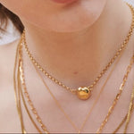 Frances-Kirk-Lunar-Choker-Ball-Sphere-Moon-Pendant-Chain-Necklace-Gold-Vermeil-Sterling-Silver