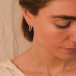 Frances-Kirk-Mini-Molten-Textured-Chunky-Gold-Vermeil-Sterling-Silver-Hoops-Hoop-Earrings-Everyday