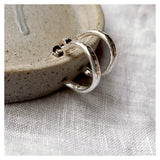 Frances-Kirk-Mini-Molten-Textured-Chunky-Gold-Vermeil-Sterling-Silver-Hoops-Hoop-Earrings-Everyday
