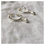 Frances-Kirk-Mini-Nugget-Hoop-Pendant-Drop-Huggies-Hoop-Earrings-Sterling-Silver