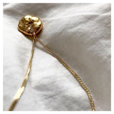 Frances-Kirk-Mini-Nugget-Textured-Disc-Circle-Pendant-Necklace-Unique-Gold-Vermeil-Sterling-Silver