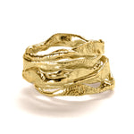 Frances-Kirk-Molten-stacking-rings-9-carat-gold-ring-set-textured-molten-bands
