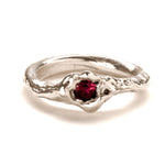 Frances-Kirk-One-Gemstone-Stacking-Molten-Textured-Unique-Band-Ring-Sapphire-Ruby-Diamond-Cubic-Zirconia-Sterling-Silver-Gold-Vermeil