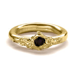 Frances-Kirk-One-Gemstone-Stacking-Molten-Textured-Unique-Band-Ring-Sapphire-Ruby-Diamond-Cubic-Zirconia-Sterling-Silver-Gold-Vermeil