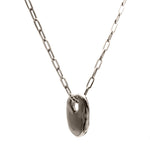 Frances-Kirk-Talisman-Pendant-Necklace-Gold-Vermeil-Sterling-Silver-Chunky-Chain-Textured-Oval-Hoop-Disc