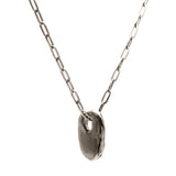 Frances-Kirk-Talisman-Pendant-Necklace-Gold-Vermeil-Sterling-Silver-Chunky-Chain-Textured-Oval-Hoop-Disc