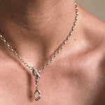 Frances-Kirk-Textured-Chunky-Silver-belcher-chain-tbar-necklace