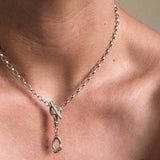 Frances-Kirk-Textured-Chunky-Silver-belcher-chain-tbar-necklace
