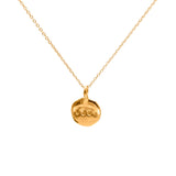 Medallion Letter Stamp Pendant