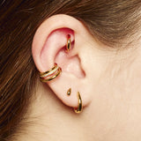Gold-Claw-Huggie-Hoop-Earrings-Earring-Tusk-End-Spike-Ear-Stack-Curated-Minimal-Cool-Jewellery-DemiFine-Scream-Pretty