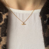 The Bar Necklace Gold