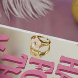 Flower Power Signet Ring