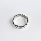 Silver Wave Ring