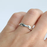 Silver Wave Ring
