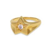 Shooting Star Signet Ring