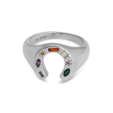 Kaleidoscope Lucky Charm Signet Ring