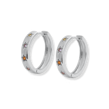 Disco Star Hoop Earrings Gold & Silver