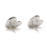 'A Good Listener' Large Heart Earrings