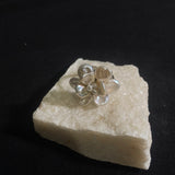 Small White 3D Keshi Pearl Flower Ring №49
