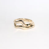 Gold Wave Ring