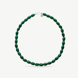 Forest Agate Bead Necklace