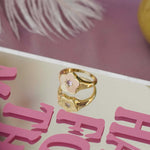 Junk-Jewels-Flower-Power-Signet-Ring-Gold-Purple-Gemstone-Statement-Cocktail-Cool