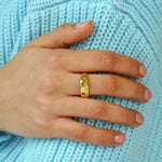 Junk-Jewels-Jewelled-Dreams-Gemstone-Star-Chunky-Statement-Cocktail-Ring-Gold 