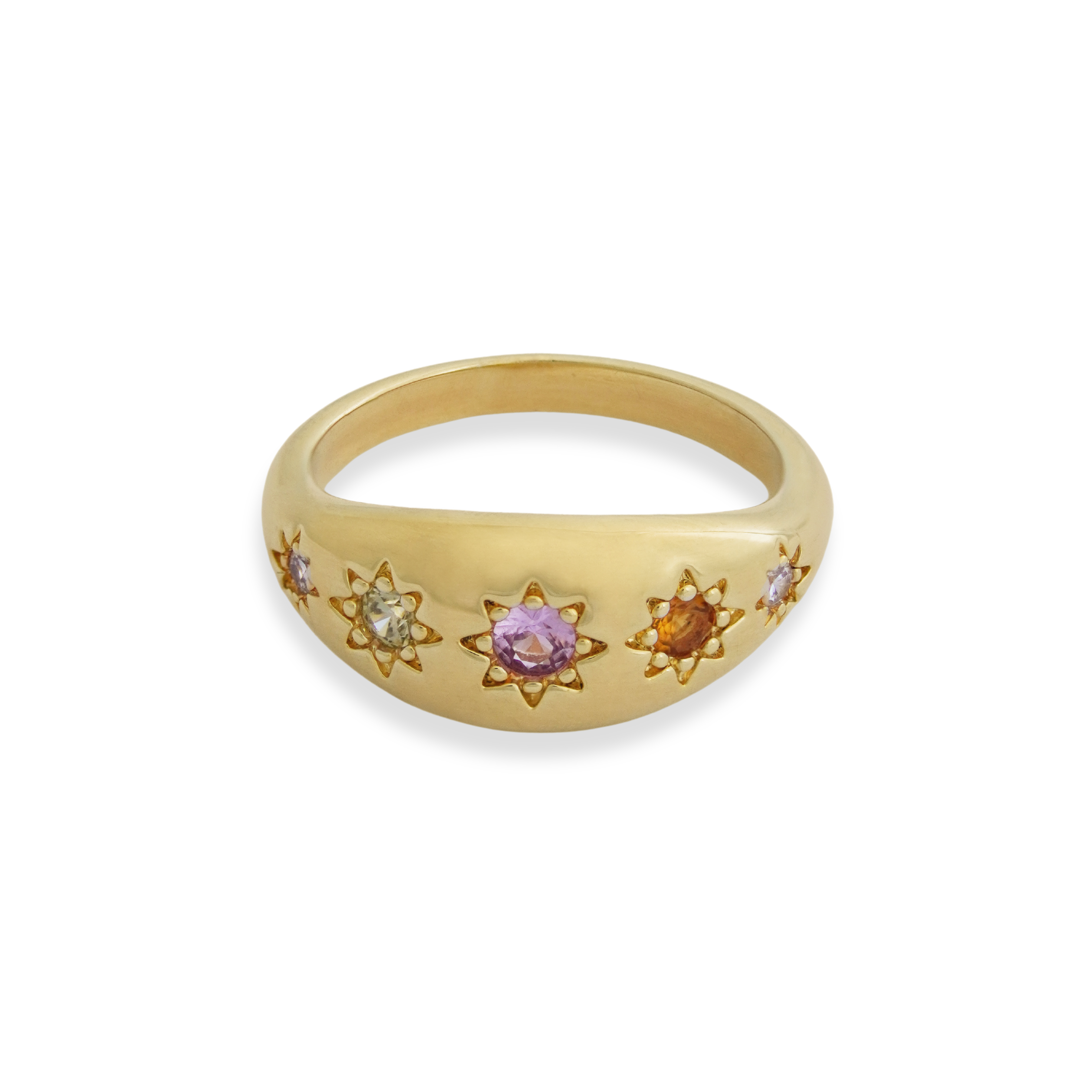 Junk-Jewels-Kaleidoscope-Disco-Gemstone-Chunky-Star-Statement-Cocktail-Ring-Gold-Purple