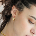 Junk-Jewels-Kaleidoscope-Disco-Gemstone-Star-Chunky-Hoop-Earrings-Gold