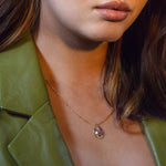 Junk-Jewels-Kaleidoscope-Gemstone-Multicoloured-Rainbow-Star-Pendant-Necklace-Gold-Figaro-Chain