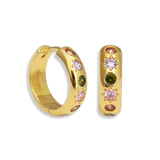 Junk-Jewels-Pastel-Stone-Gemstone-Chunky-Large-Hoop-Earrings-Gold-Diamond-Star