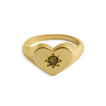 Junk-Jewels-Peridot-Green-Stone-Heart-Signet-Stacking-Ring-Gold-Silver