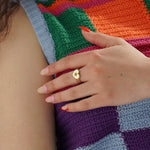 Junk-Jewels-Peridot-Green-Stone-Heart-Star-Signet-Stacking-Ring-Gold-Silver