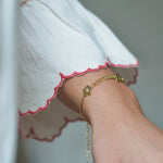 Junk-Jewels-Retro-Gemstone-Charm-Bracelet-Star-Flower-Chain-Heart-Diamond-Gemstone-Gold-Silver