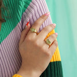 Junk-Jewels-Shooting-Star-Diamond-cubic-zirconia-Signet-Ring-gold