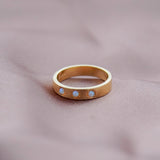 Junk-Jewels-Triple-Opal-White-Gemstone-Ring-Triple-Stone-Band-Minimal-Gold-Silver