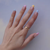 Junk-Jewels-Triple-Opal-White-Gemstone-Ring-Triple-Stone-Band-Minimal-Gold-Silver