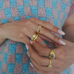 Junk-Jewels-Triple-Opal-White-Gemstone-Ring-Triple-Stone-Band-Minimal-Gold-Silver