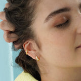 Junk-Jewels-White-Stone-Petite-Diamond-Cubic-zirconia-star-stone-chunky-huggie-hoop-hoops-earrings-gold-silver