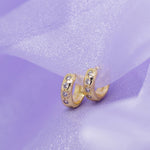 Junk-Jewels-White-Stone-Petite-Diamond-Cubic-zirconia-star-stone-chunky-huggie-hoop-hoops-earrings-gold-silver