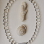 Kan-Studio-Aria-Necklace-Blue-Lace-Agate-stunning-chunky-transparent-clear-glass-beaded-beadnecklace-pale-sky-blue-lace-agate-stone-pendant-Statement-soft-colour-tones-day-evening-cool-london-handmade