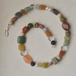 Kan-Studio-Winoma-Necklace-Gemstone-Pearl-Beaded-Bead-Chunky-Multicoloured-Red-Green-Clear-Blue-Chunky-Summer-Statement-Cool-Jewellery