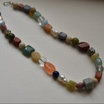 Kan-Studio-Winoma-Necklace-Gemstone-Pearl-Beaded-Bead-Chunky-Multicoloured-Red-Green-Clear-Blue-Chunky-Summer-Statement-Cool-Jewellery
