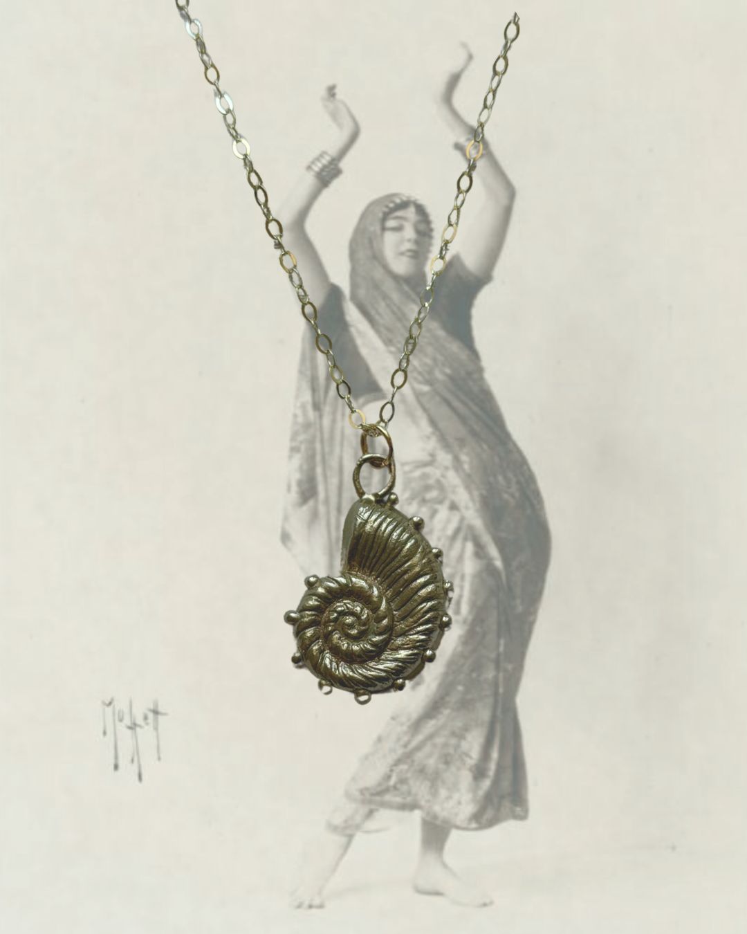 Kan-Studio-nautilus-necklace-swirl-beaded-shell-pendant-spiral-cool-boho-coastal-marine-summer-jewellery