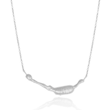 The Return 18ct Gold Vermeil Molten Horizontal Bar Necklace