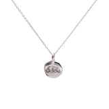 Medallion Letter Stamp Pendant