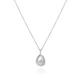 Liz-Crow-London-Courage-Necklace-The-Leap-Sterling-Silver-Delicate-Molten-Nugget-Ball-Sphere-Pendant-Necklace